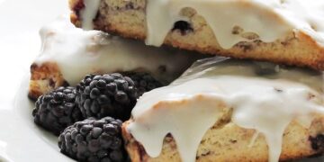 Scones Glacés au Citron et aux Mûres 19 Scones Glacés au Citron et aux Mûres