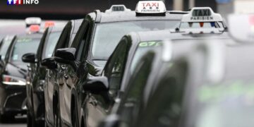 EN DIRECT – Grève des taxis : de nombreux embouteillages aux abords de Paris pour cette nouvelle journée d&rsquo;action.