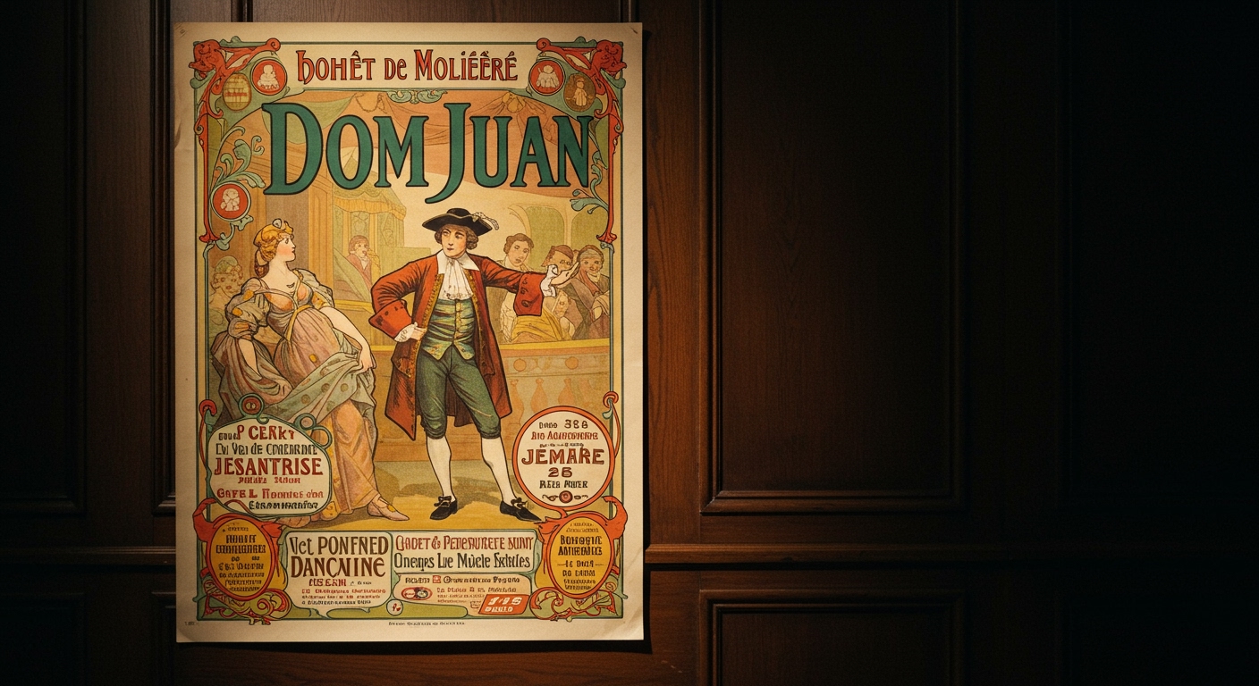 Dom Juan de Molière affiche