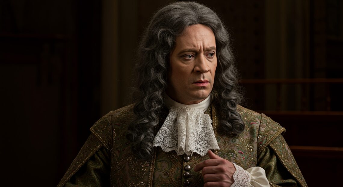 Portrait de Molière en costume d'époque