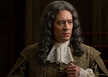 Portrait de Molière en costume d'époque