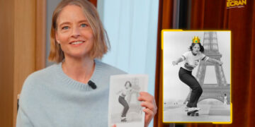 Jodie Foster en skate à Paris : Analyse de cette photo emblématique.