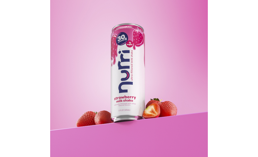 Milk-Shakes Ultra-Filtrés aux Fraises Nurri avec 30g de Protéines 4 Nurri Strwaberry Milkshake